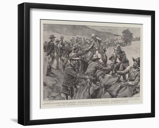 After the Surrender of Santiago, the Foes of Yesterday the Friends of To-Day-null-Framed Giclee Print