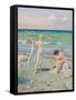 After the Swim (Oil on Canvas)-Paul Fischer-Framed Stretched Canvas