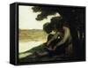 After the Swim-Honore Daumier-Framed Stretched Canvas
