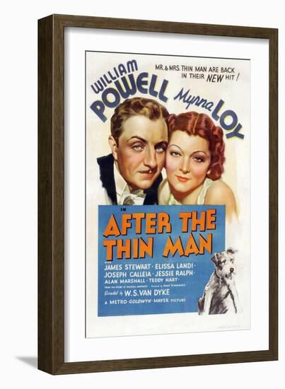 After the Thin Man, 1936-null-Framed Art Print