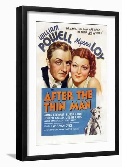 After the Thin Man, 1936-null-Framed Art Print