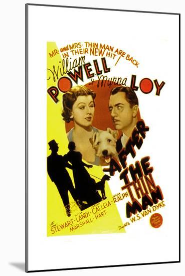 After the Thin Man, Myrna Loy, Asta, William Powell, 1936-null-Mounted Poster