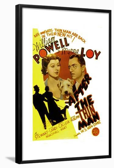 After the Thin Man, Myrna Loy, Asta, William Powell, 1936-null-Framed Poster