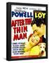 After the Thin Man, Myrna Loy, William Powell, Asta, 1936-null-Framed Poster
