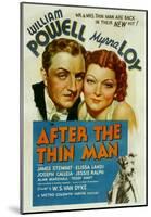 After the Thin Man, William Powell, Myrna Loy, Asta, 1936-null-Mounted Poster