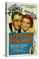 After the Thin Man, William Powell, Myrna Loy, Asta, 1936-null-Stretched Canvas