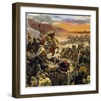 After Twenty Years, Temugin Became Khan of All the Khans-Alberto Salinas-Framed Giclee Print