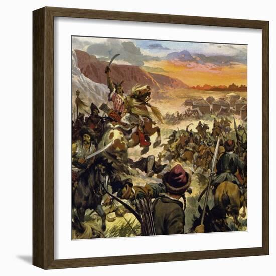 After Twenty Years, Temugin Became Khan of All the Khans-Alberto Salinas-Framed Giclee Print