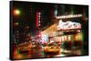 After Twitch NYC - Broadway Taxis-Philippe Hugonnard-Framed Stretched Canvas