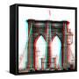 After Twitch NYC - Brooklyn Bridge-Philippe Hugonnard-Framed Stretched Canvas