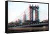 After Twitch NYC - Manhattan Bridge-Philippe Hugonnard-Framed Stretched Canvas