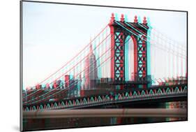 After Twitch NYC - Manhattan Bridge-Philippe Hugonnard-Mounted Photographic Print