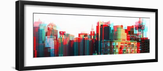 After Twitch NYC - Manhattan Skyscrapers-Philippe Hugonnard-Framed Photographic Print