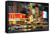 After Twitch NYC - Manhattan Traffic-Philippe Hugonnard-Framed Stretched Canvas