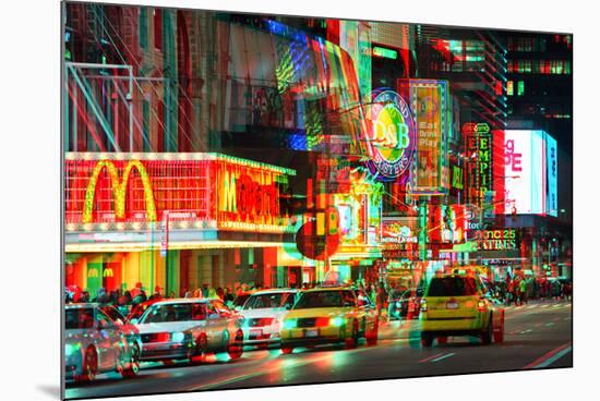 After Twitch NYC - Manhattan Traffic-Philippe Hugonnard-Mounted Photographic Print