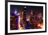 After Twitch NYC - Towers Night-Philippe Hugonnard-Framed Photographic Print