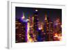 After Twitch NYC - Towers Night-Philippe Hugonnard-Framed Photographic Print