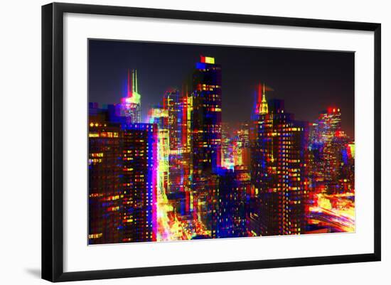 After Twitch NYC - Towers Night-Philippe Hugonnard-Framed Photographic Print