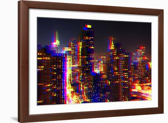 After Twitch NYC - Towers Night-Philippe Hugonnard-Framed Photographic Print