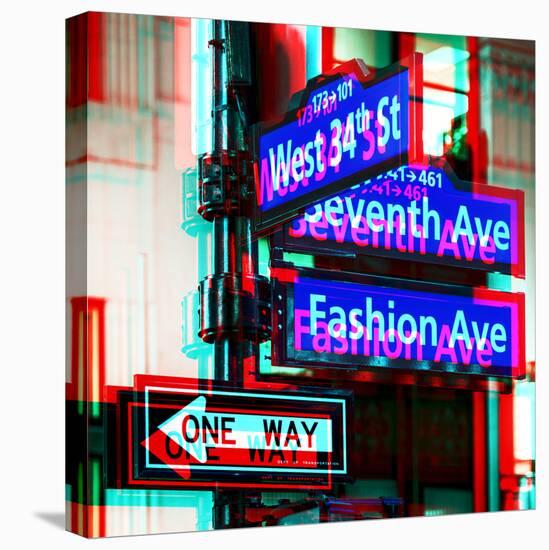 After Twitch NYC - Traffic Signs-Philippe Hugonnard-Stretched Canvas