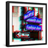 After Twitch NYC - Traffic Signs-Philippe Hugonnard-Framed Photographic Print