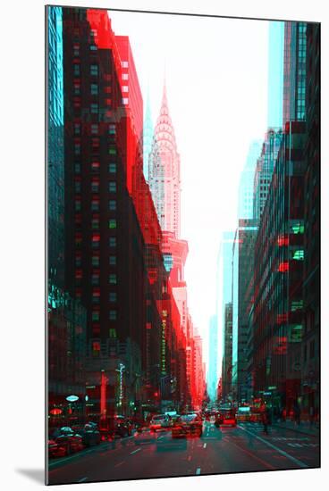 After Twitch NYC - Urban Traffic-Philippe Hugonnard-Mounted Premium Photographic Print