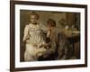 After Work, 1900/01-Max Slevogt-Framed Giclee Print