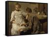 After Work, 1900/01-Max Slevogt-Framed Stretched Canvas