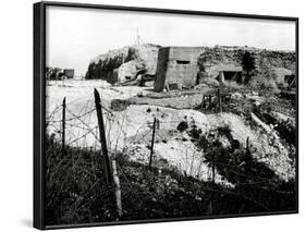 After WW1 - the Battlefield at Fort Vaux in Verdun, France-null-Framed Photographic Print