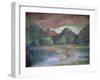 Afterglow, Tautira River, Tahiti-John La Farge-Framed Giclee Print