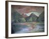 Afterglow, Tautira River, Tahiti-John La Farge-Framed Giclee Print