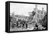 Aftermath of a German Bombing Raid, Merseyside, World War II, March 1941-null-Framed Stretched Canvas