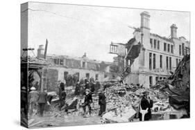Aftermath of a German Bombing Raid, Merseyside, World War II, March 1941-null-Stretched Canvas