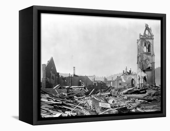 Aftermath of a Johnstown Flood-null-Framed Stretched Canvas