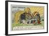 Aftermath of the Flight of the Balloon Zenith, Paris, 1875-null-Framed Giclee Print