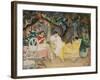 Afternoon; Apres-Midi, 1923-Henri Lebasque-Framed Giclee Print