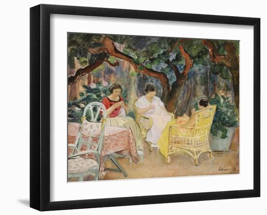 Afternoon; Apres-Midi, 1923-Henri Lebasque-Framed Giclee Print