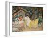 Afternoon; Apres-Midi, 1923-Henri Lebasque-Framed Giclee Print