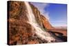 Afternoon at Alamere Falls, Point Reyes-Vincent James-Stretched Canvas