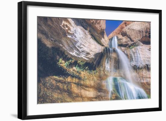 Afternoon at Calf Creek Falls Southern Utah-Vincent James-Framed Photographic Print