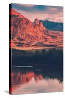 Afternoon at Fisher Towers, Southern Utah-null-Stretched Canvas