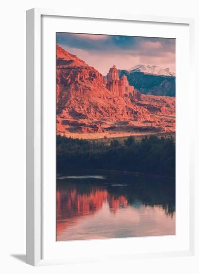 Afternoon at Fisher Towers, Southern Utah-null-Framed Photographic Print