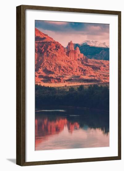 Afternoon at Fisher Towers, Southern Utah-null-Framed Photographic Print