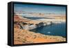 Afternoon at Lake Powell, Page Arizona-Vincent James-Framed Stretched Canvas