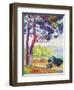 Afternoon at Pardigon, Var, 1907-Henri Edmond Cross-Framed Giclee Print