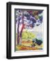 Afternoon at Pardigon, Var, 1907-Henri Edmond Cross-Framed Giclee Print