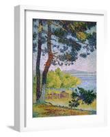 Afternoon at Pardigon-Henri Edmond Cross-Framed Giclee Print