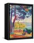 Afternoon at Pardigon-Henri Edmond Cross-Framed Stretched Canvas