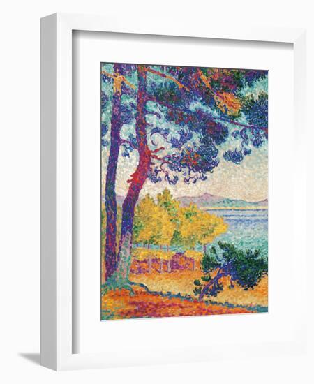 Afternoon at Pardigon-Henri Edmond Cross-Framed Giclee Print