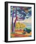 Afternoon at Pardigon-Henri Edmond Cross-Framed Art Print